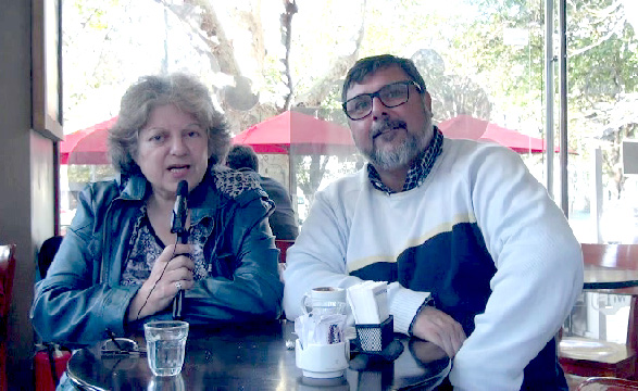 Patricia Silva entrevista a Fabián Díaz, de Control de Plagas de la MGP | Foto: PATYOS Producciones
