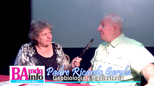 La periodista Patricia Silva entrevista al sacerdote geobiólogo y radiestesista padre Ricardo Gerula