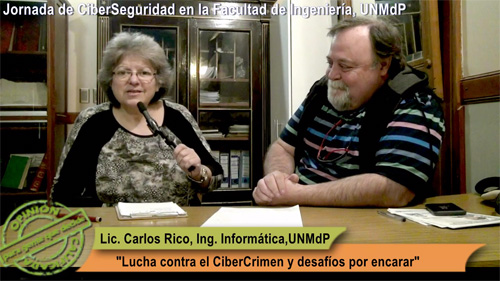 La periodista Patricia Silva entrevista al Lic. Carlos Rico, sobre la Jornada de Ciberseguridad