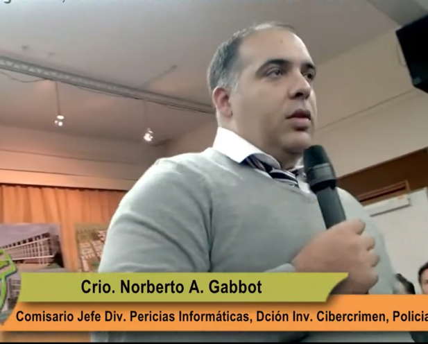 El Comisario Gabbot expone la preservación de la prueba informática