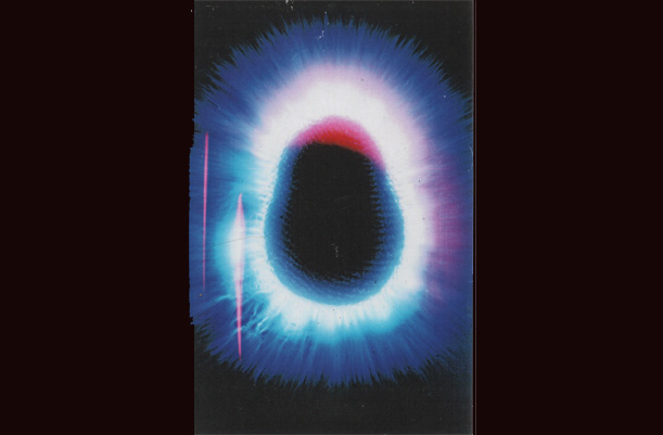 foto Kirlian de un dedo de la mano