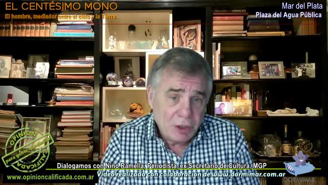 El ex Secretario de Cultura y Periodista Nino Ramella en defensa de la Plaza del Agua Pública | Foto PATYOS Producciones