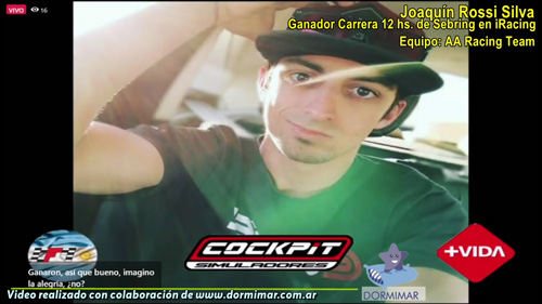 El Piloto ganador, Joaquín Rossi Silva  | Foto: Radio Arroba