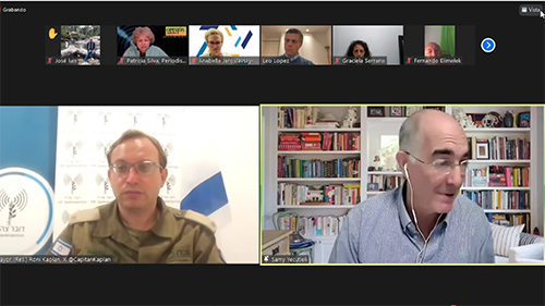 Conversatorio con el portavoz de la Fuerza de Defensa de Israel Capitán Roni kaplan