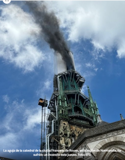 Catedral de Rouen. | Fuente: Clarin