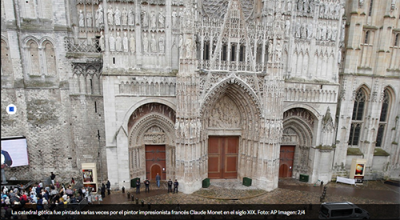 La catedral de Notre-Dame, oficialmente catedral primada de Notre-Dame-de-l'Assomption de Rouen
