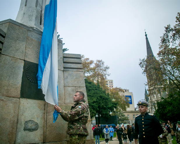 25 de Mayo 2026. acto oficial, izamiento de la bandera