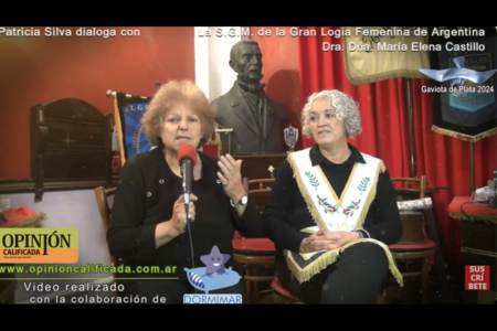 la S. G. Maestra de la Gran Logia de Argentina Dra. Dña María Elena Castillo.