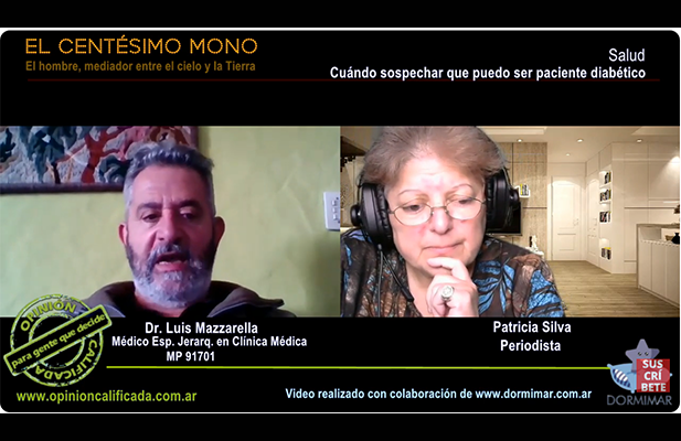 Patricia Silva entrevista al médico Dr Luis Mazzarella sobre diabetes.