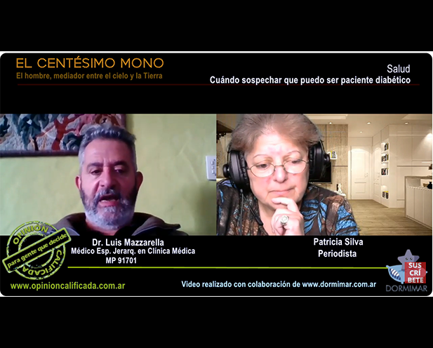 Patricia Silva entrevista al médico Dr Luis Mazzarella sobre diabetes.