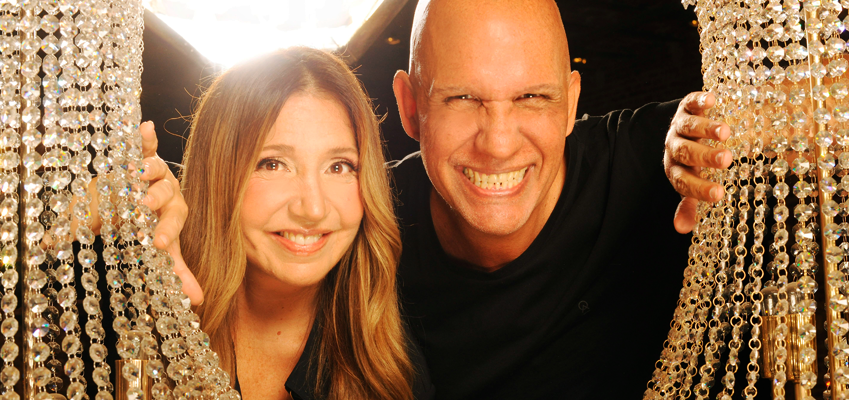 Gabriel Machado y Claudia Calabrese.