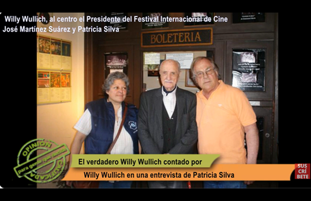 Willi Wullich, José Martínez Suárez y Patricia Silva